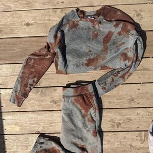Reverse dye sweat set